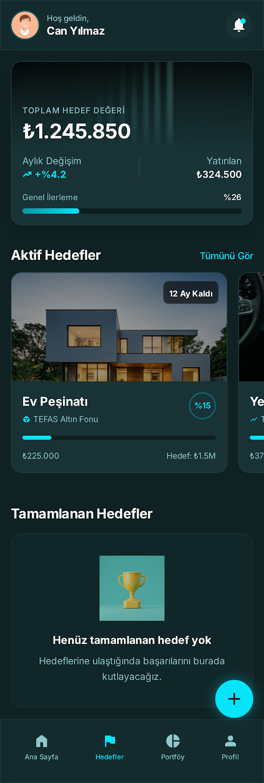Sanal Portföy Dashboard